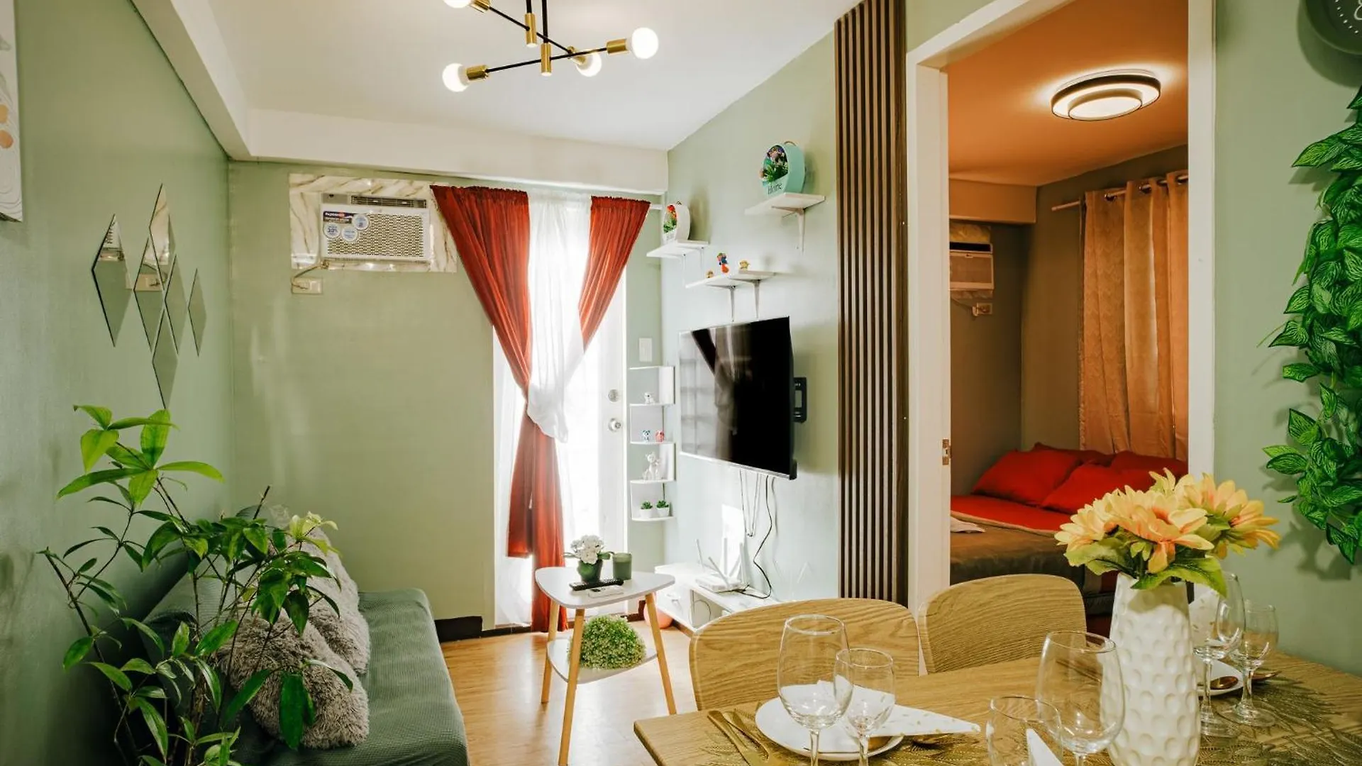 Modern Minimalist - Relaxwork Airport Pickup Netflix Apartment Davao Philippines